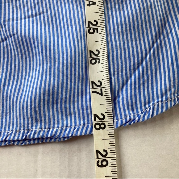 Artisan NY 3/4 sleeve embroidered striped blouse Size L - Picture 8 of 9